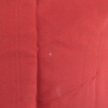 Load image into Gallery viewer, 着物コート アンティーク 昔道行 絹 赤色 薔薇模様 レトロ 身丈107cm