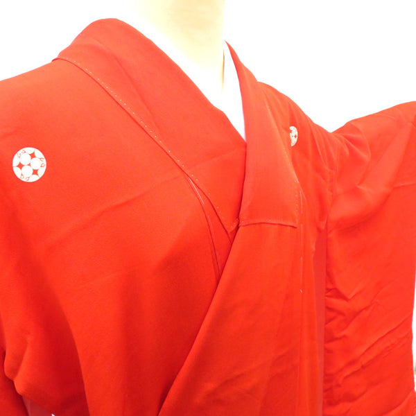 美品　ヴィンテージ　絹　着物　付け下げ　147 乱菊　大正ロマン　赤　オレンジ 楽天市場】＼歳末感謝御礼の市／[大正ロマン] 正絹 帯揚げ 古典柄 全7