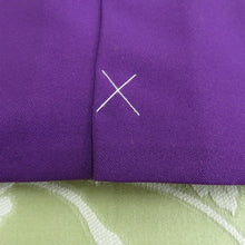 画像をギャラリービューアに読み込む, 子供着物 女児用 袴 紫色 桜刺繍 蝶刺繍 ポリエステル 女の子用 紐下70.5cm スカート型 行燈型 卒園式 発表会 コスプレ  未使用品