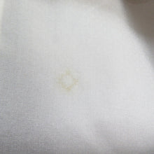 Load image into Gallery viewer, 紬 着物 大島紬 ブロックに霧模様 茶色x青色x赤色 袷 広衿 正絹 カジュアル 仕立て上がり着物 身丈156cm