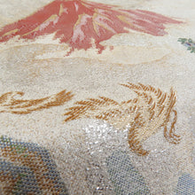 画像をギャラリービューアに読み込む, 袋帯 正絹 昇運十福図文様 ベージュ色x多色 金糸銀糸 六通柄 壱千八百織 フォーマル 仕立て上がり 長さ448cm