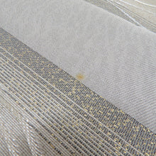 画像をギャラリービューアに読み込む, 袋帯 作り帯 とのき帯 フォーマル 金糸銀糸 草模様 正絹 薄紫色x銀色x金色 六通柄 仕立て上がり 着物帯