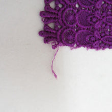 Load image into Gallery viewer, ショール 3点セット レーヨン ベルベットショール 黒x赤ピンクx紫色