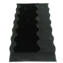 画像をギャラリービューアに読み込む, ショール 2点セット レーヨン ベルベットショール 黒x黒