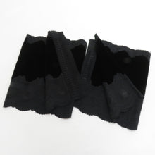 画像をギャラリービューアに読み込む, ショール 2点セット レーヨン ベルベットショール 黒x黒