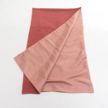 画像をギャラリービューアに読み込む, ショール 3点セット 表絹 レース部分レーヨン  黒xピンクxえんじ色