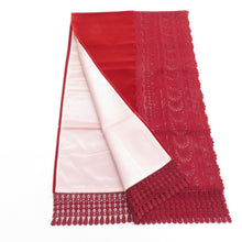 画像をギャラリービューアに読み込む, ショール 2点セット レーヨン ベルベットショール 赤ピンクxワインレッド