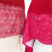 画像をギャラリービューアに読み込む, ショール 2点セット レーヨン ベルベットショール 茶赤色x紅色