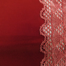 画像をギャラリービューアに読み込む, ショール 2点セット レーヨン ベルベットショール 茶赤色x紅色