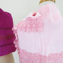 画像をギャラリービューアに読み込む, ショール 3点セット レーヨン ベルベットショール 黒xつつじ色x薄ピンク色