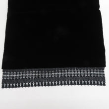 画像をギャラリービューアに読み込む, ショール 3点セット レーヨン ベルベットショール 黒xつつじ色x薄ピンク色