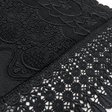 画像をギャラリービューアに読み込む, ショール 3点セット レーヨン レースショール 黒x赤x紫色