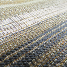 画像をギャラリービューアに読み込む, 袋帯 双全通撚金華山 正絹 モール織り リバーシブル 高級 銀糸 グレーxブルーxシルバーx薄紫色 霞模様x月模様 仕立て上がり 着物帯 長さ464cm