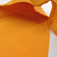 画像をギャラリービューアに読み込む, 名古屋帯 正絹 黄色x多色 型染め 霞に唐草花模様 お太鼓柄 カジュアル 仕立て上がり 着物帯 長さ365cm