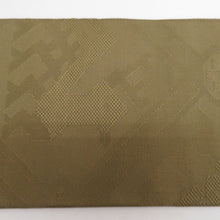 画像をギャラリービューアに読み込む, 名古屋帯 絹 八寸 有栖川模様 オリーブグリーン 全通柄 カジュアル 仕立て上がり 着物帯 長さ367cm