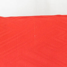 Load image into Gallery viewer, 振袖 朱色x白色 金糸 刺繍入り 波に丸に花紋様 正絹 成人式 仕立て上がり 身丈161cm