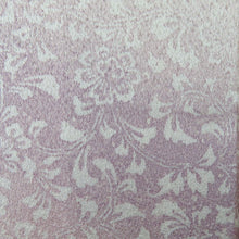 画像をギャラリービューアに読み込む, 付下げ 薄紫色x薄ピンク色 ぼかし染め 唐草花文様 袷 広衿 正絹 仕立て上がり着物 身丈158cm