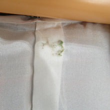 Load image into Gallery viewer, 紬 着物 格子模様 辛子色x黄色 袷 広衿 正絹 仕立て上がり着物 身丈158.5cm