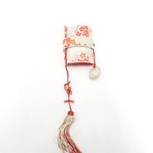 画像をギャラリービューアに読み込む, 髪飾り・かんざし 刺繍半衿 帯締め 扇子 筥迫 箱迫 5点セット 女児用 ピンク 花 つまみ細工 ヘアアクセサリー 七五三