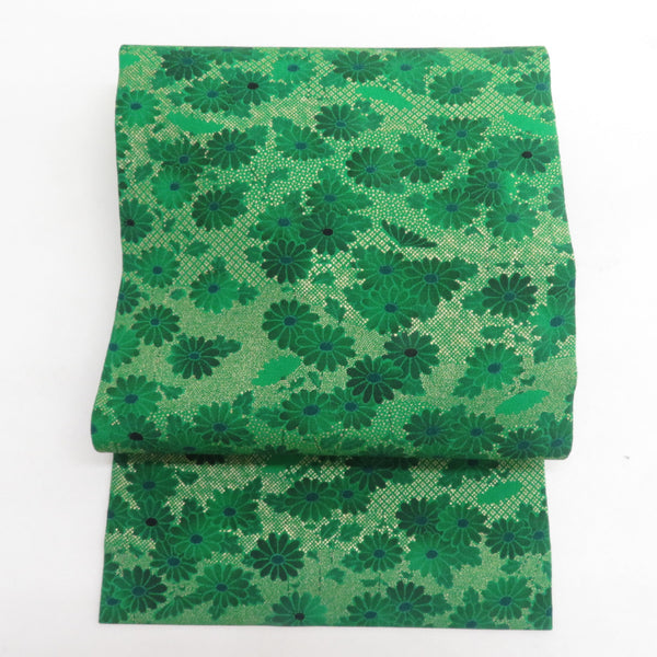 筒描き　縁起物柄　170×156　緑色　明治、大正　古布　タペストリー　　　2 古布】正絹縮緬松葉柄 特大サイズ 布 和小物キット専門店 京屋 的作品