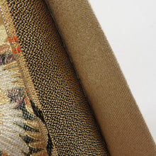 画像をギャラリービューアに読み込む, 袋帯 正絹 金色x黒色x多色 丸文に花鳥蝶々 ゴールド系 六通柄 金糸 フォーマル 礼装 長さ432cm
