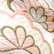 Load image into Gallery viewer, 袋帯 正絹 ピンク 刺繍 鶴 宝