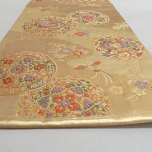 画像をギャラリービューアに読み込む, 袋帯 ゴールド 鳳凰