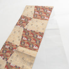 画像をギャラリービューアに読み込む, 袋帯 ブラウン