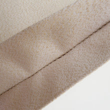 Load image into Gallery viewer, 袋帯 正絹 つづれ織り 金糸 地紙花鳥文様 ベージュ色x金色x多色 お太鼓柄 フォーマル 礼装 長さ440cm