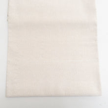 Load image into Gallery viewer, 袋帯 正絹 つづれ織り 金糸 地紙花鳥文様 ベージュ色x金色x多色 お太鼓柄 フォーマル 礼装 長さ440cm