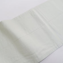 Load image into Gallery viewer, 袋帯 正絹 金糸 ベージュ色x金色x緑色x多色 菱型に四季花文様 六通柄 フォーマル 礼装 長さ448cm