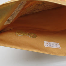 Load image into Gallery viewer, 袋帯 西陣織 王朝華 引き箔 正絹 金糸 季節の花々文様 金色x多色 ゴールド系 六通柄 フォーマル 未仕立て 礼装 長さ450cm