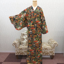 Load image into Gallery viewer, ウール着物 ネイビー