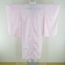 Load image into Gallery viewer, 子供着物 襦袢単品 女の子用 四つ身 飛び文様 ピンク色 ポリエステル 半衿付き 女児 フォーマル 7歳 七五三 祝着 子供じゅばん 身丈127.5cm