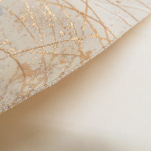 Load image into Gallery viewer, 袋帯 正絹 地紙文様 刺繍入り 金糸 金色x緑色 ゴールド系 お太鼓柄 フォーマル 礼装 長さ432cm