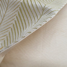 Load image into Gallery viewer, 袋帯 正絹 松の葉紋様 金糸銀糸 金色x白色 刺繍入り ゴールド系 六通柄 フォーマル 礼装 長さ448cm