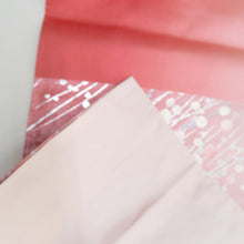 Load image into Gallery viewer, 袋帯 正絹 刺繍入り ピンク色x白色x銀色 銀糸 花文様 六通柄 フォーマル 礼装 長さ424cm