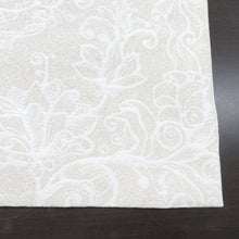 Load image into Gallery viewer, 袋帯 振袖用 ホワイト×シルバー メタリック調糸 花 白 六通柄 ポリエステル フォーマル 仕立て上がり 着物帯 モノトーン系 Freek 日本製 長さ460cm