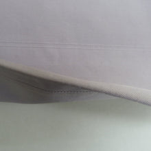 Load image into Gallery viewer, 名古屋帯 正絹 薄紫色xベージュ色 ラベンダー系 パステル系 山風景文様 お太鼓柄 カジュアル 仕立て上がり 着物帯 長さ362cm