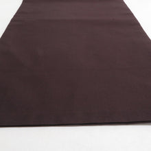 Load image into Gallery viewer, 名古屋帯 正絹 焦げ茶色xオレンジ色x緑色 お太鼓柄 花文様 カジュアル 仕立て上がり 着物帯 長さ356cm
