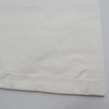 Load image into Gallery viewer, 名古屋帯 正絹 白色x金色 金糸 地紙文に小花文様 六通柄 仕立て上がり 着物帯 長さ354cm