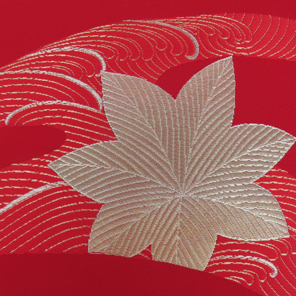 名古屋帯 名古屋帯セット 3点セット 紅葉文様 扇子文様 青海波