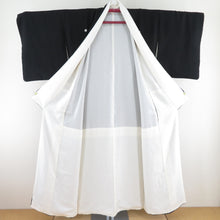 Load image into Gallery viewer, Kuromyode Original Kaga Yuzen Denu Sugiura Nobu Matsu Matsu Matsu Matsu Matsu Matsui Introduction Pure Silk History Lined Wide collar dressing Kimono Formally tailored 153cm