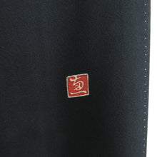 Load image into Gallery viewer, Black Tomesode home Kaga Yuzen Dyeing Tae 弌 Hana writer substance in the fence