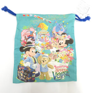 Tokyo DisneySea Spring Voyage Spring Voyage Duffy Shelley Mickey Mouse Mouse Mouse Mouse Drawstring Memo Bag 3 Points Set Disney Disney Character Goods Unopened