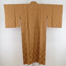 Load image into Gallery viewer, Kimono Court Antique Long Court Ichimatsu Land Crest Pure Silk Retro Taisho Roman Romance Kimono Hall Stow