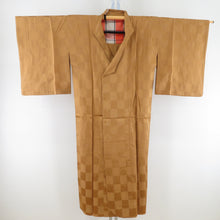 Load image into Gallery viewer, Kimono Court Antique Long Court Ichimatsu Land Crest Pure Silk Retro Taisho Roman Romance Kimono Hall Stow