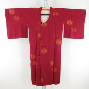 Kimono Court Rinzu Jichi Kimono Court Route Red Bird Pattern Red Pure Silk Woman Rain Court Bodly Court