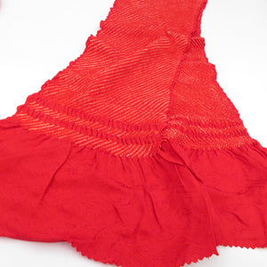 子供着物 女児用 着付け小物セット 筥迫 髪飾り 帯揚げ 丸くげ 赤色 和装小物 七五三 イベント 衣裳