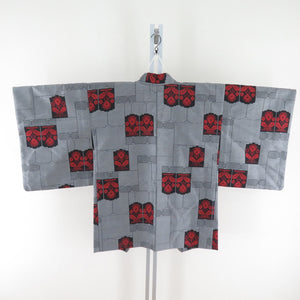 Wool Kimono Ensemble Haori Set Enshu Camellia Single Biwear Bee Casual Casual Casual Kimono Tailor 157cm